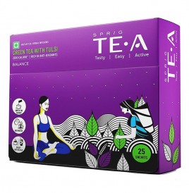 Sprig Green Tea With Tulsi   Box  25 pcs